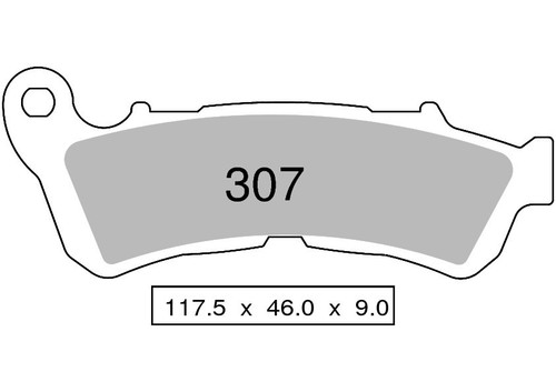 Pastiglie Freno Anteriori Sinterizzate Galfer – Per SH 125 I 2009, SH 150 I 2009, SH 300 2007-2015, Silver Wing T400 E SW-T600