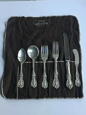 Antique REED & BARTON BURGUNDY  LUXURY  STERLING SILVER  6 PC PLACE SETTING  New