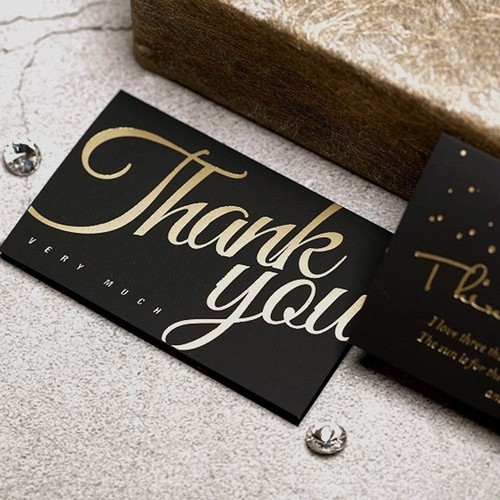 8pcs Universal Birthday Gift Card Bronzing Blessing Card Wedding - Picture 6 of 16