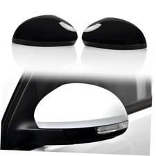 Car Door Rearview Mirror Cover Cap Housing Unpainted Left Driver Side