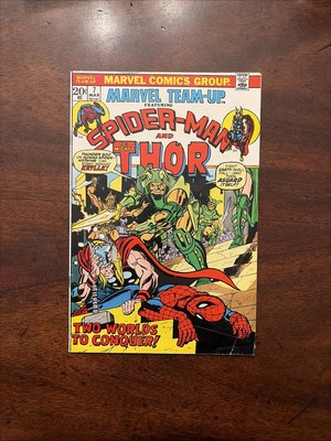 Marvel Team Up #7 (1972) Spider-Man Thor Gerry Conway Ross Andru
