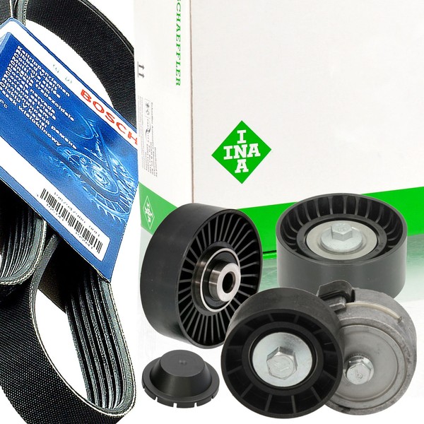Bosch 6PK1195 Keilrippenriemen-Satz + Spanner FüR Idea Punto 1.9 Fiat Lancia-image