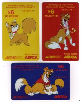 Aspca ' Spokespets' Katze & Hund Set Mit 3 Verschiedene Beweis Handy Karte