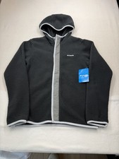 Columbia Kids  Highland Pine Full-Zip Fleece Hoodie Black Large NWT