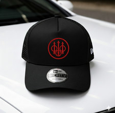 Beretta 9FORTY Logo Embroidered Mesh Trucker Hat Adjustable Shooting Cap