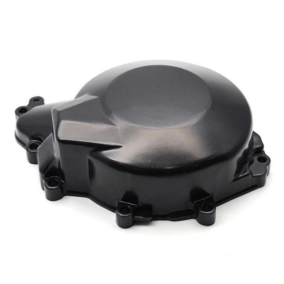 Left Black Engine Crankcase Cover Fit For Yamaha YZF-R6 2003-2005 R6S 2006-2009 - Image 4 of 4