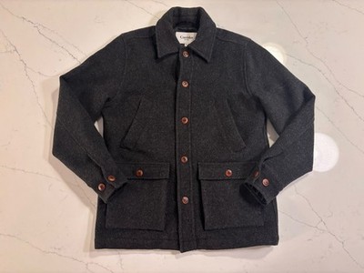 Corridor Lambswool Walking Coat Small Charcoal Gray