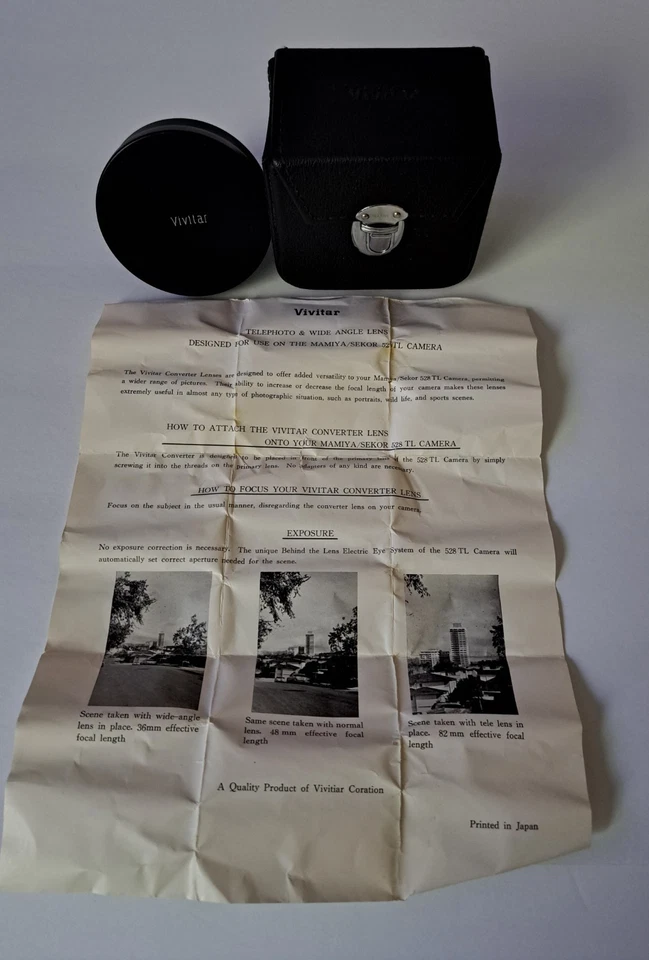 Convertidor de teleobjetivo Vivitar No. 8882 48/82 es un convertidor de teleobjetivo vintage Foto 2 de 4