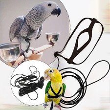 Nylonowa smycz uprzążowa papuga regulowany pasek ograniczający lot dla ptaków