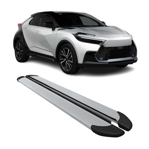 Trittbretter Seitenschweller FüR Nissan Qashqai J12 2021-2026 Alu Silber-image