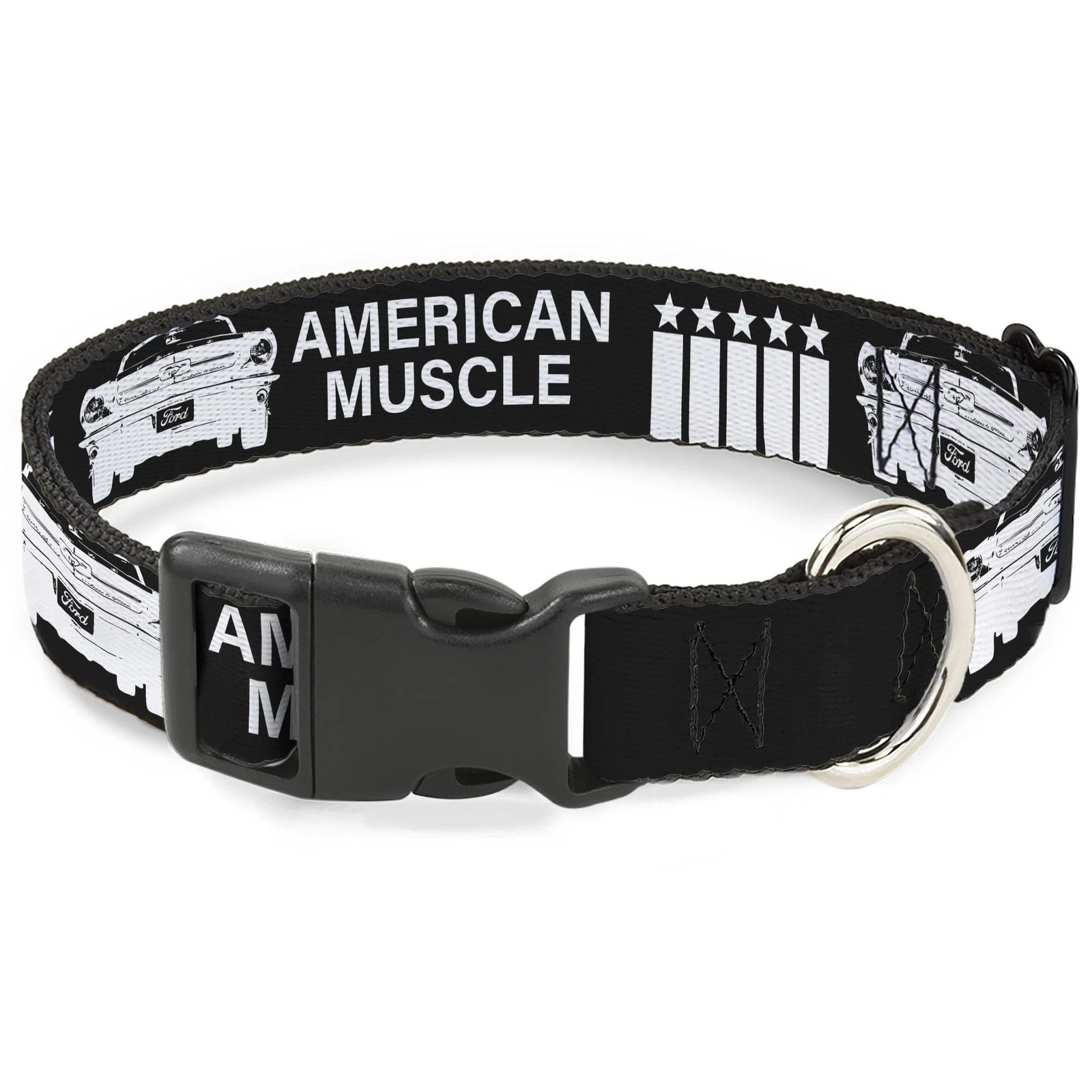 Ford Pet Collar, Dog Collar Plastic Buckle, Ford Mustang Grill American Muscle S