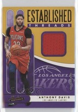 2019 Panini Absolute Memorabilia Established Threads Level 1 Anthony Davis 0s5s