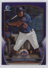 2023 Bowman Draft Chrome Purple Refractor /250 Daiverson Gutierrez #BDC-127 9hx
