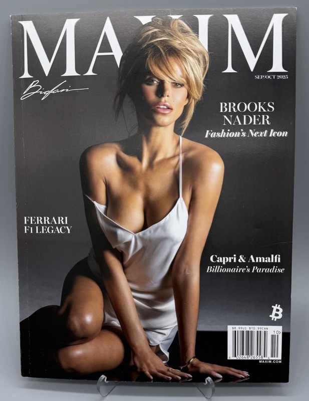 Maxim Magazine September/October 2025 Cover: Brooks Nader - Classic Cars