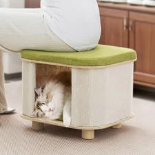 Cat House Stool Sturdy Pet Supplies Hide Out for Small Pets Kitty Exercising