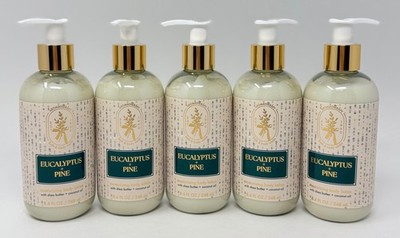 5 BATH & BODY WORKS AROMATHERAPY EUCALYPTUS PINE MOISTURIZING LOTION CREAM PUMP