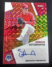 2021 Mosaic Rookie Choice Red & Yellow Prizm /88 Spencer Howard Auto 