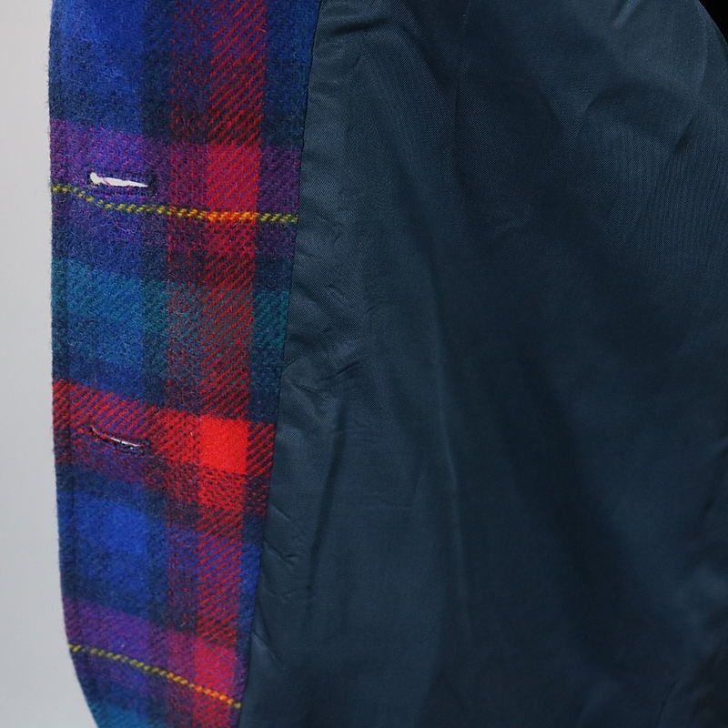 Pendleton 70s USA Wool Checked Tailored Jacket M … - image 6