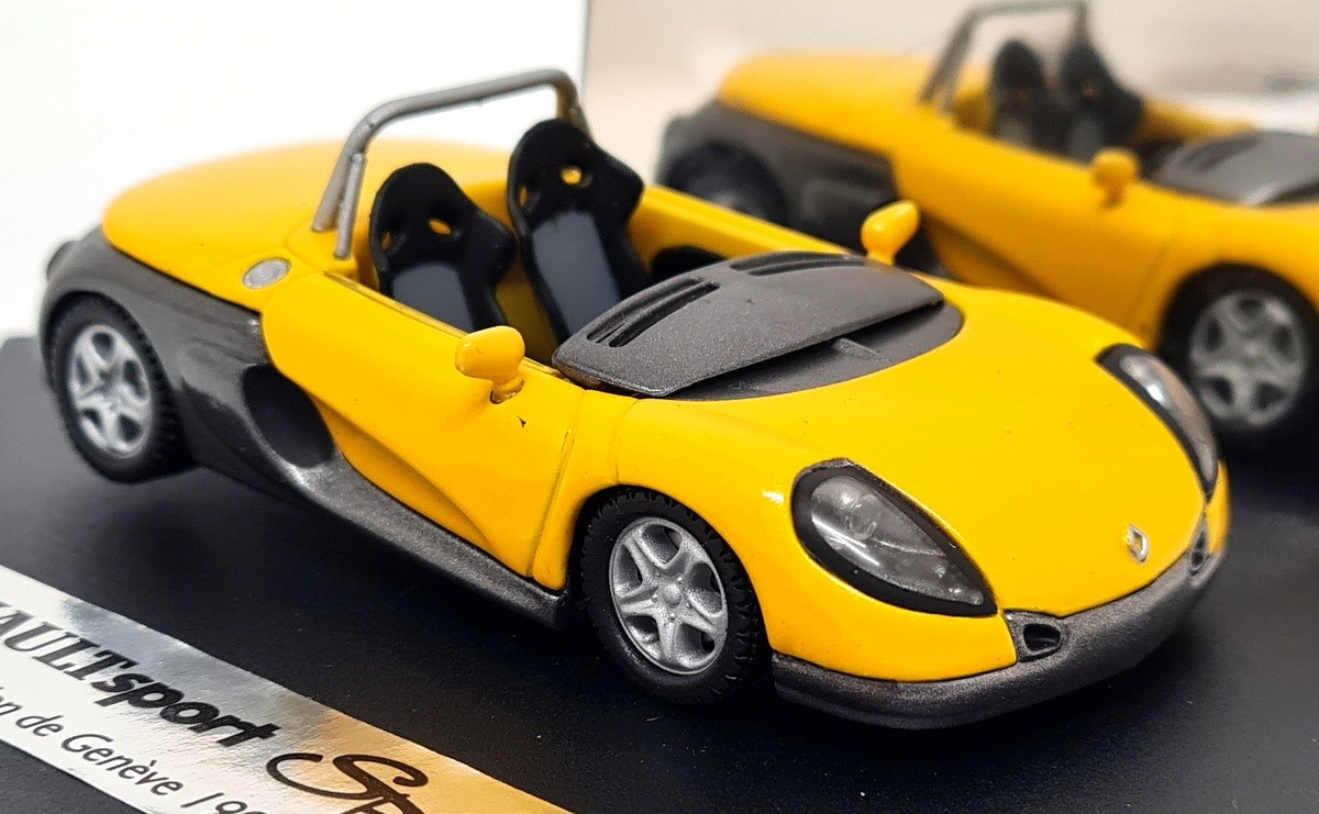 Vitesse 1/43 Renault Spider Yellow Geneve Show Car 1995 Diecast Scale Model Car