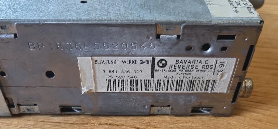 BMW Bavaria C Reverse RDS Bluetooth Radio GENERALÜBERHOLT E36,E30,E31,E32,E34... - Bild 4 von 4