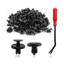 100Pcs Nylon Engine Under Cover Push-Type Retainer Clips Engine Splash Shield...