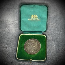 Victorian Agricultural Medal 1893 - Sterling Silver - Royal Lancashire Society