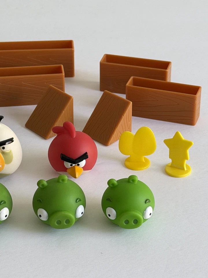 Lote de piezas de repuesto figuras cerdos pájaros bloques Mega Fling Angry Birds Foto 3 de 4