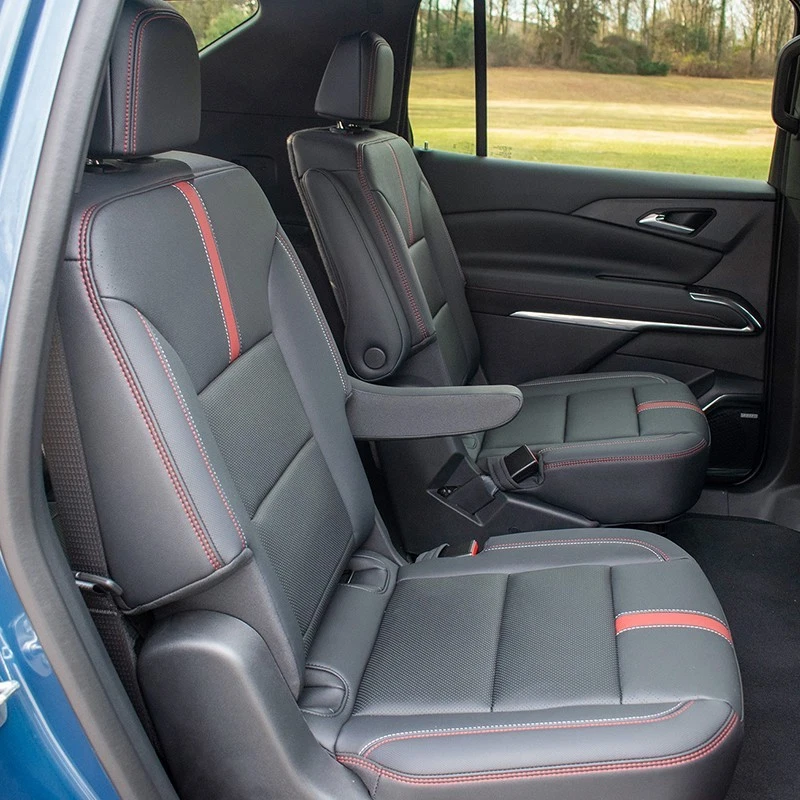 CUBIERTAS DE CUERO PERSONALIZADAS PARA CHEVROLET TRAVERSE MOTOPTES 2009-2025 7-8 ASIENTOS Foto 2 de 4