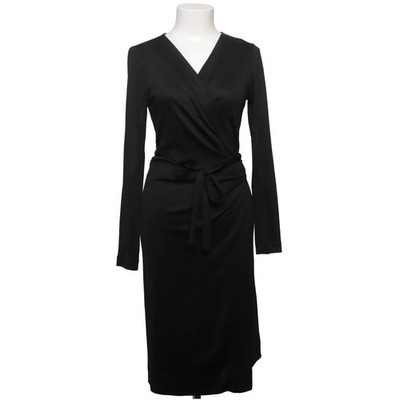Diane von Furstenberg, Wickelkleid, Größe: 36, Schwarz, Wolle, Einfarbig #RQA
