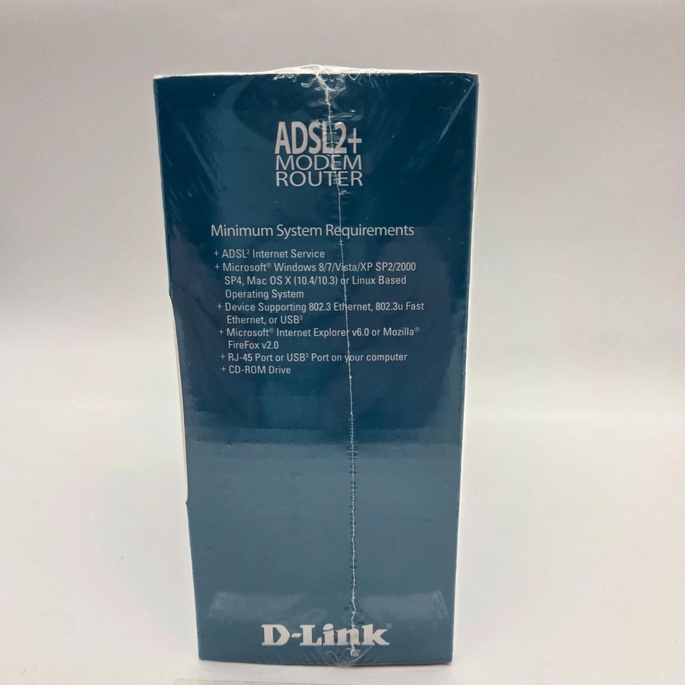 New D-Link ADSL2+ Modem Router Ethernet + USB Sealed in Box NBN Ready - Image 4 of 4