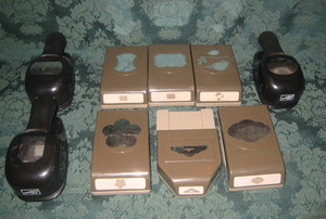 Stampin' Up! Locking Paper Punches - LOT OF 9 - Estate sale lot! LQQK!