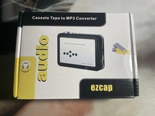 Ezcap Cassette to MP3 Converter, Digital Cassette Player Converts Tape to MP3