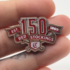 Cincinnati Red Stockings 150 Years 1869 MLB Baseball Lapel Hat Pin