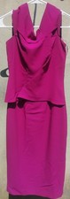 NWT Roland Mouret x Selfridges Magenta Pink Cocktail Dress Size US 4 / UK 8