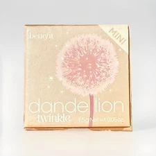 Benefit Dandelion Twinkle Soft Nude Pink Highlighter 1.5 g/.05oz Travel Size New