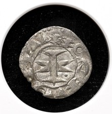 FRANCE, Languedoc, Comté de Melgueil. Silver Denier, 1100-1300, NGC AU53