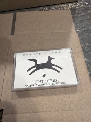 Coyote Oldman Night Forest Native American Flute Solo Tape Audio Cassette