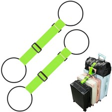Adjustable Luggage Connector Straps for Suitcases, Add a Bag Elastic Belt