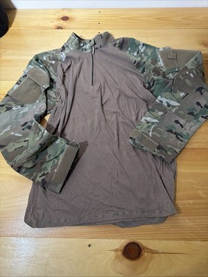 Tru-Spec Multicam/Coyote 1/4 Zip TRU Combat Shirt Cordura Size Large Long