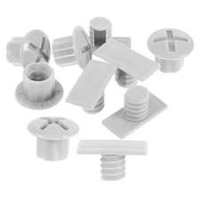  1 Set Plastic Slide Screw Cap Set - Replacement Fixing Covers Screw Bolt