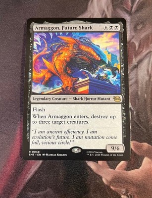 MtG Custom Commander / EDH Mono Black Chum - Armaggon, Future Shark - Bracket 2