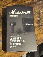 Image of Marshall Minor III True Wireless Bluetooth In-Ear Headphones Black