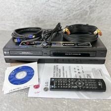LG RC797T DVD Recorder VCR Combo HDMI Digital Tuner OEM Remote Manual Tested