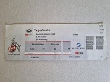 Sammlerticket 1. FC Köln - SC Freiburg 2.Bundesliga Saison 2006/07