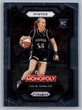 2024 Panini Prizm Monopoly WNBA #34 Julie Vanloo Washington Mystics RC Rookie