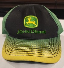 John Deere Hook and Loop Adjustable One Size Fits All Hat Cap Farm / Baseball