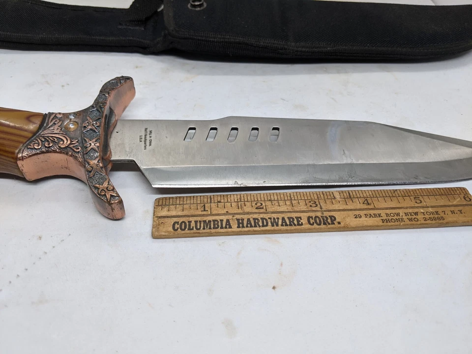 老式Maxam Bowie刀。 大号护套  — 第 3/4 张图片