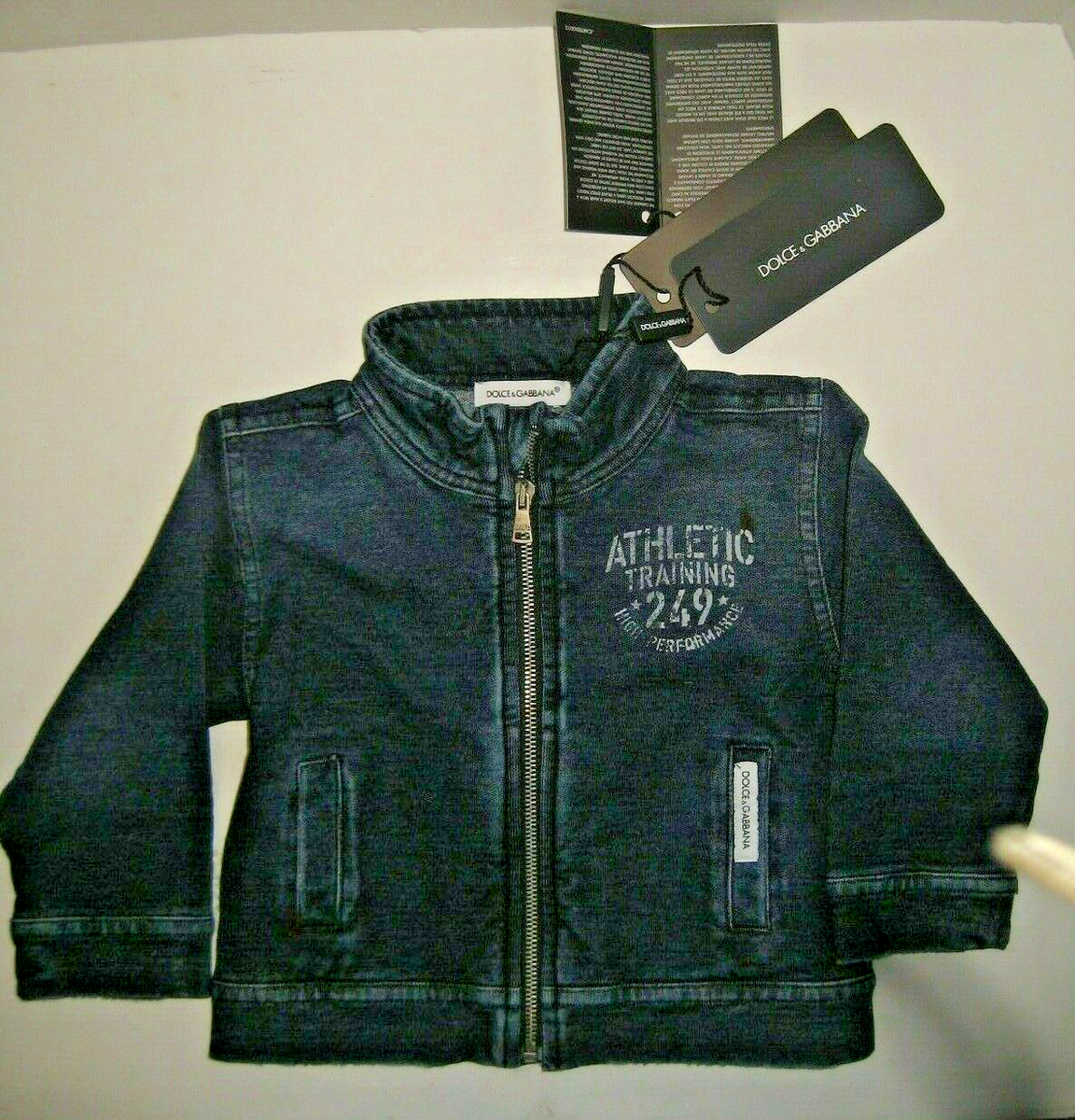 NEW $245 Dolce & Gabbana D&G Kids Baby Boys 6-9 M Long Sleeve