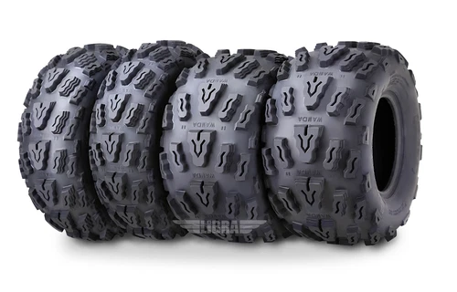MASSFX Sport ATV Front Tires - 22x7-10, 4-Ply, 1/2" Tread Depth, All-Season, 2-Pack