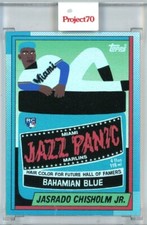 2021 TOPPS PROJECT 70 - JAZZ CHISHOLM BY KEITH SHORE - RAINBOW FOIL 07/70 #441
